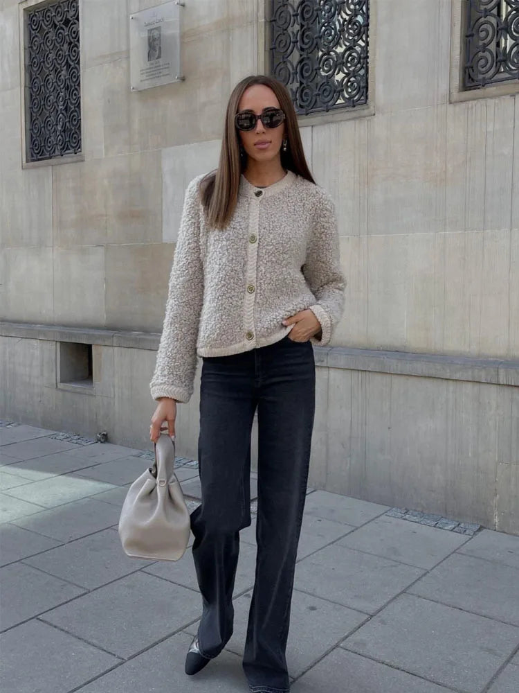 Valenzora | Teddy-Cardigan