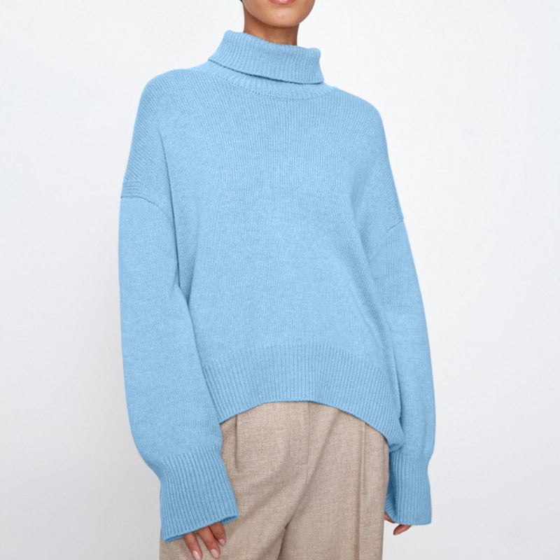 Valenzora | Stylische klassische Rollkragenpullover für Damen im Herbst