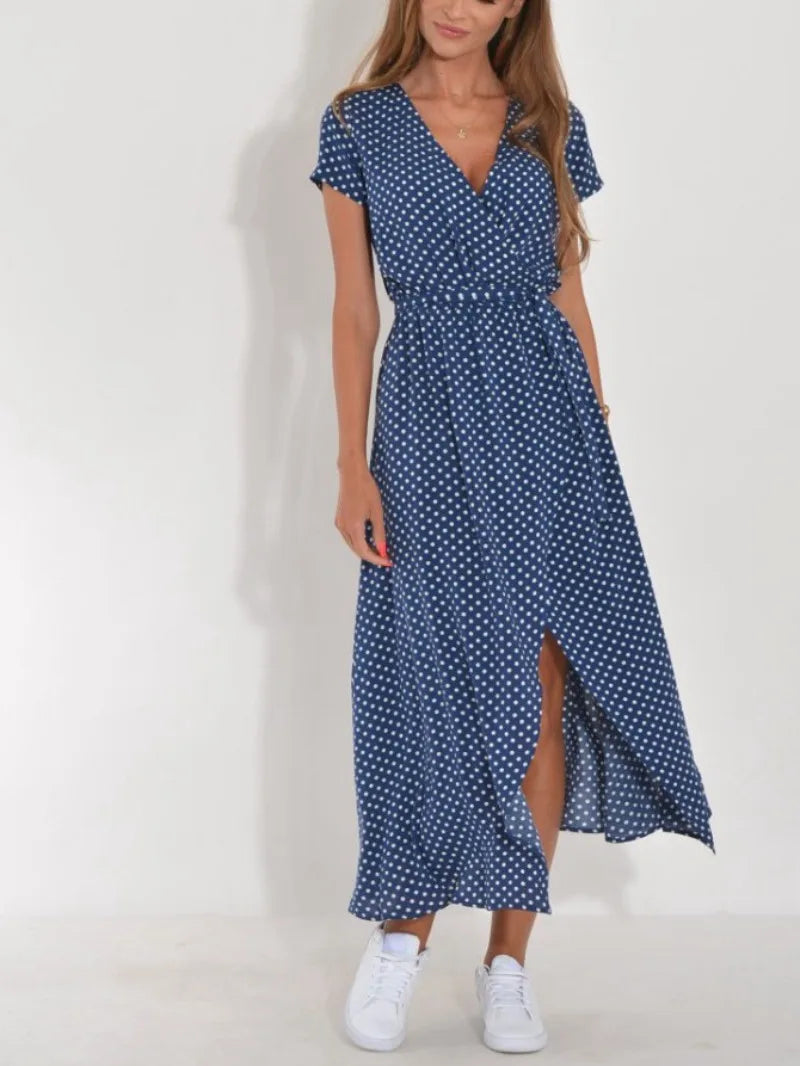 Valenzora | Geblümtes Wickelkleid