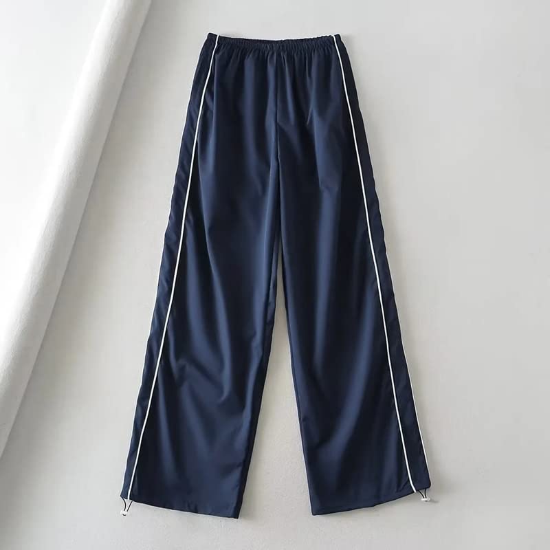 Valenzora Generous Cargo Pants | Women's Drawstring Elastic Low Waist Parachute Pants