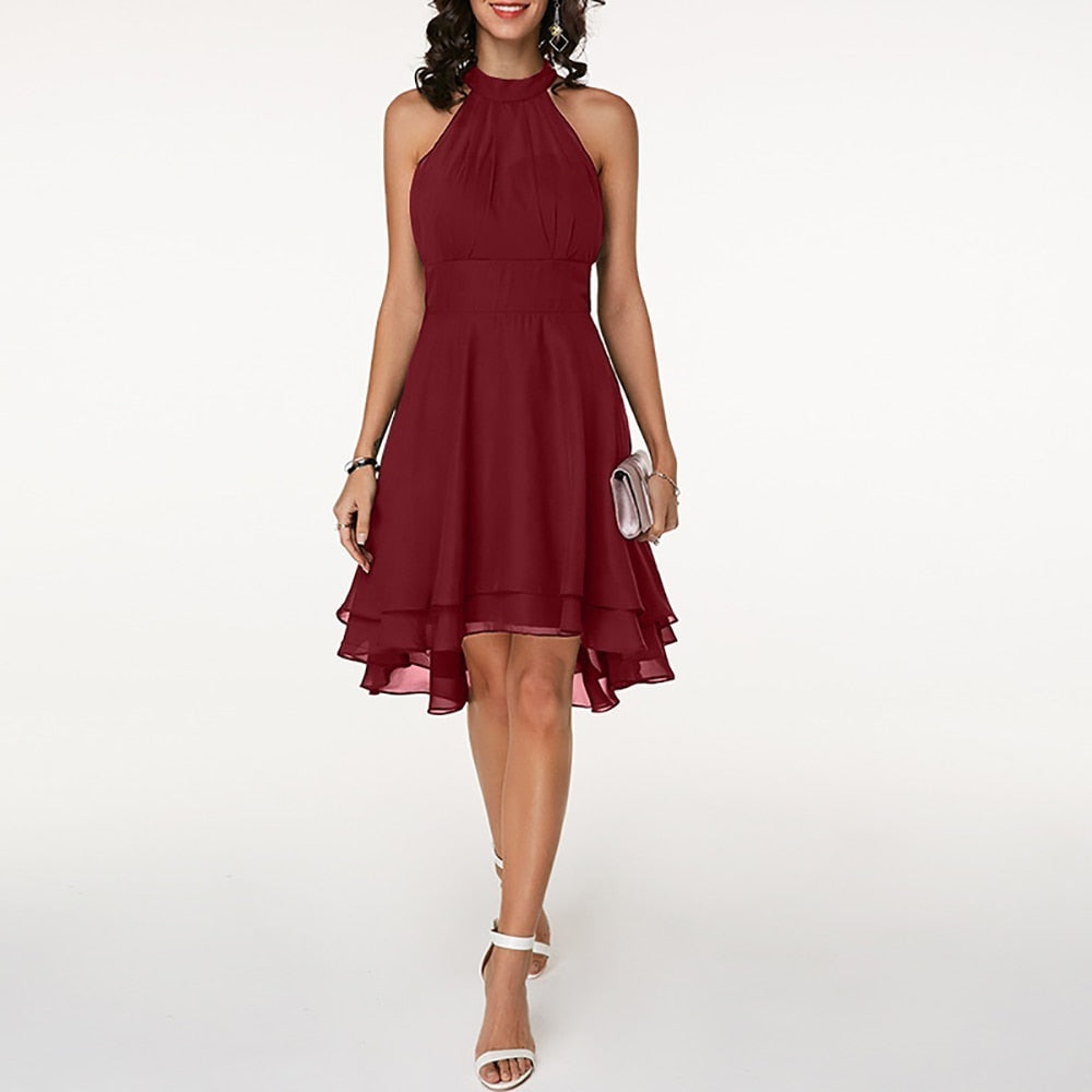 Valenzora | Stylish dress with charming ruffles