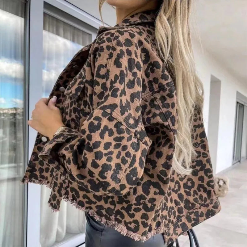 Valenzora | Bequeme, schicke Jacke mit Leopardenmuster