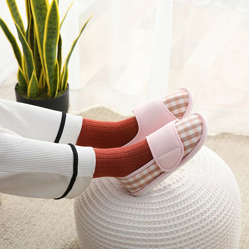 Valenzora | Women's Diabetic Slippers with Adjustable Closure