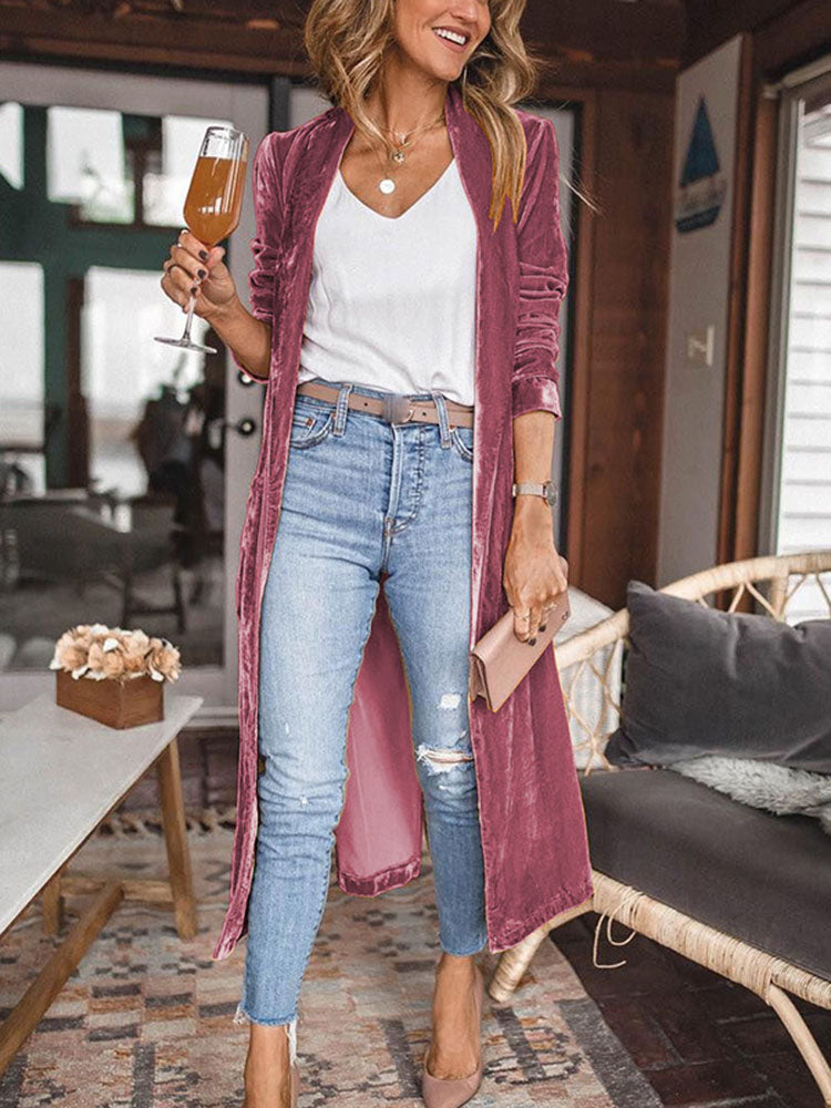 Valenzora | Uplifting My Way Kimono Jacket in Velvet