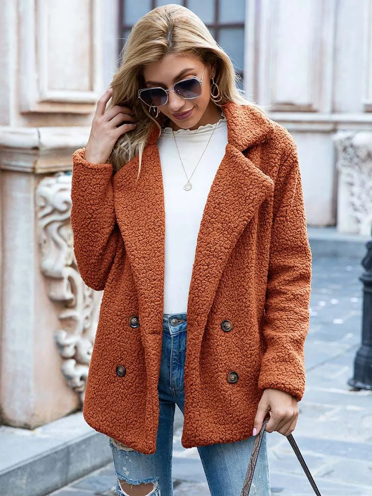 Faux fur jacket