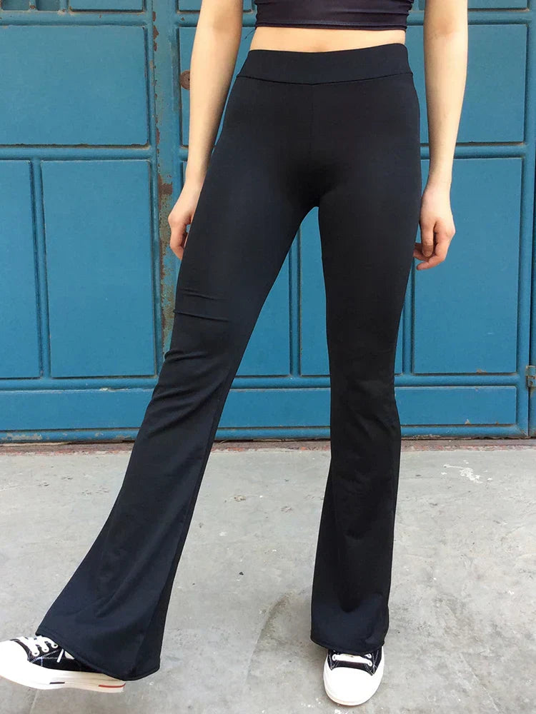 Valenzora | New Yoga Pants Sexy Leggings Black White Striped Printed Loose Fit Women's Streetwear Elastic Elegant Pants