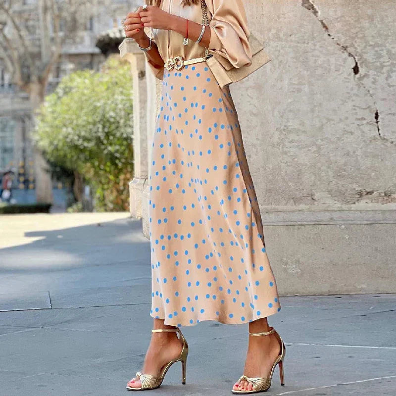 Valenzora | Boho satin skirt