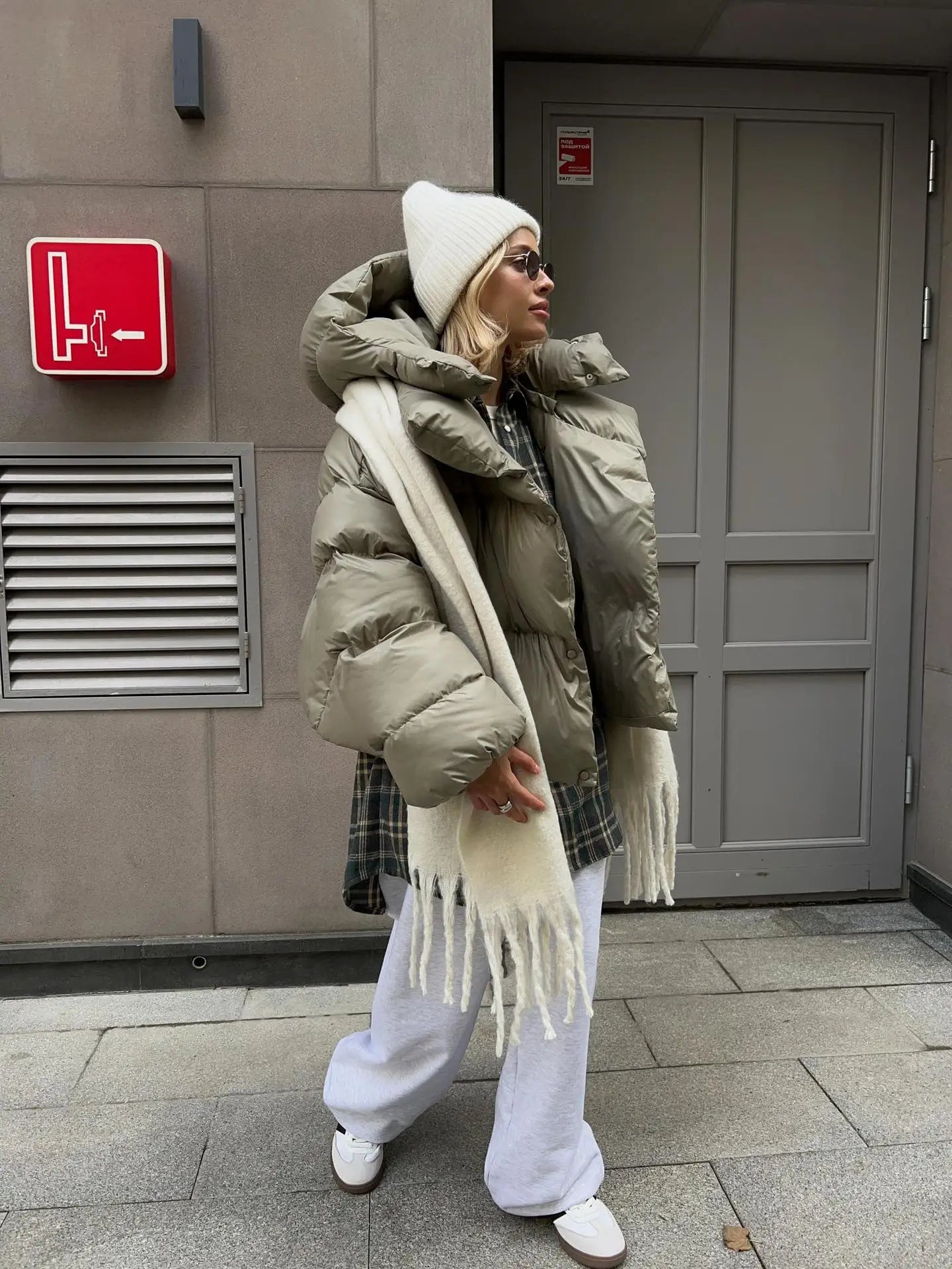 Valenzora | Oversized puffer jacket