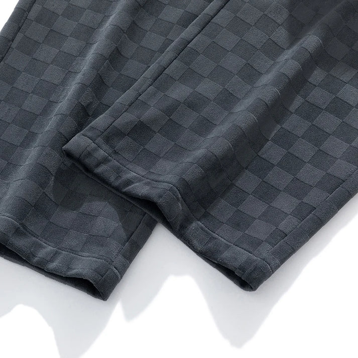 Valenzora | Stylish jogging pants with a checkered pattern