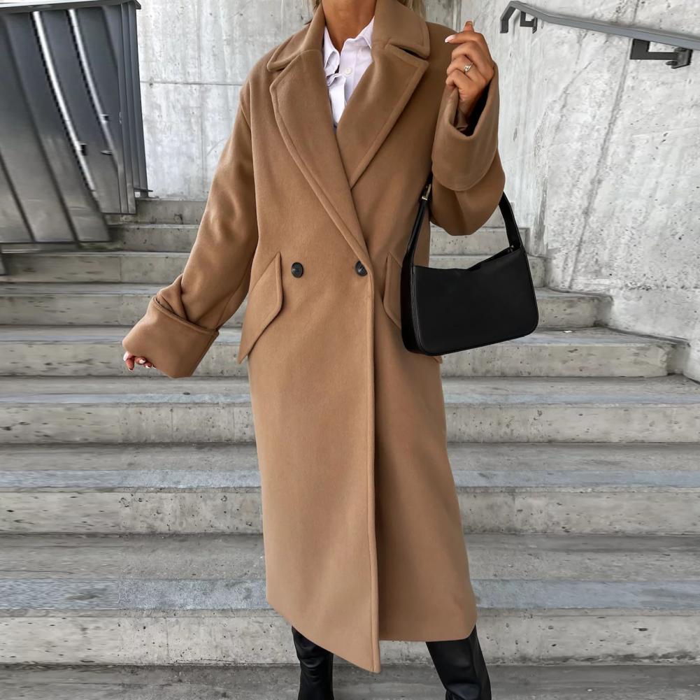 Valenzora | Elegant long trench coat