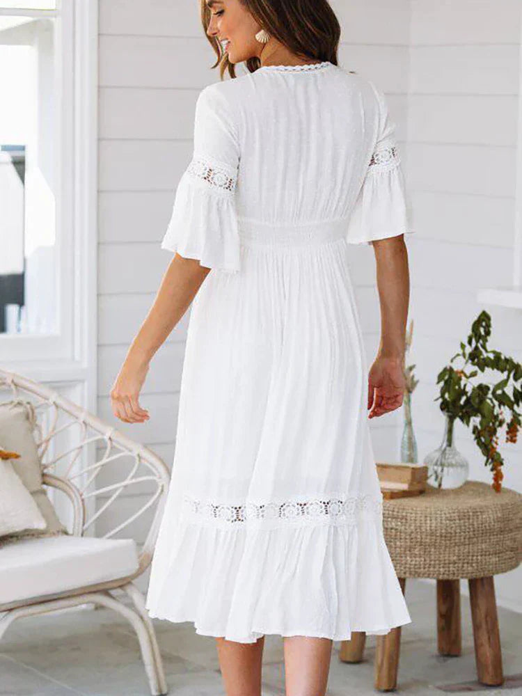 Valenzora | Boho Midikleid