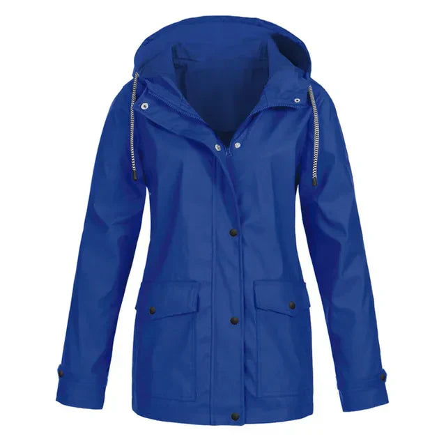 Valenzora | Lightweight rain jacket with hood