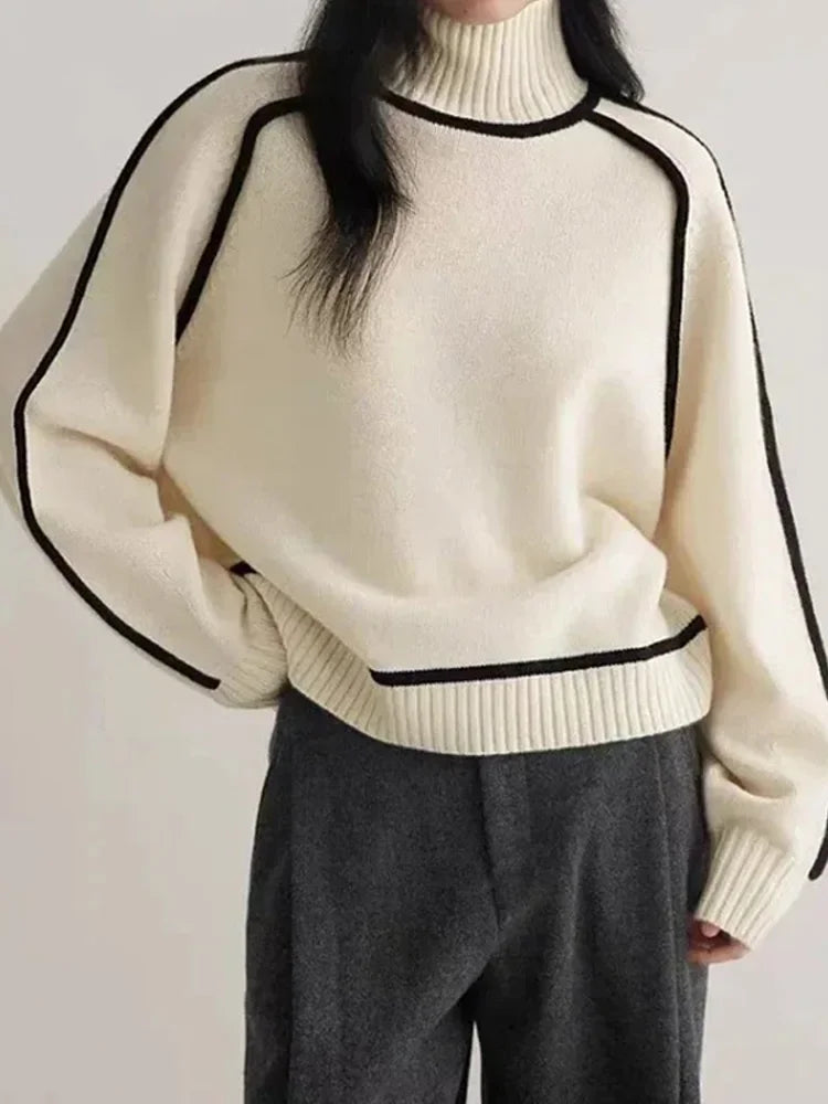 Valenzora | Warm women's turtleneck sweater || winter