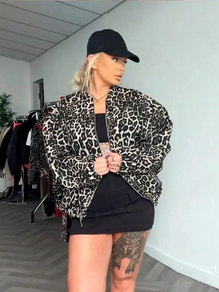 Valenzora | Leopard print jacket for women
