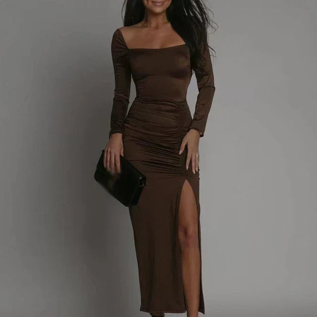 Valenzora | Cross-shaped backless dress