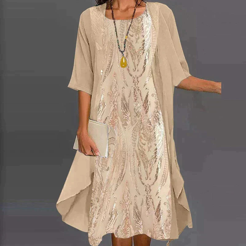 Valenzora | Elegantes, individuell bedrucktes Kleid