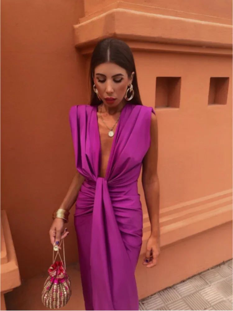Valenzora | Elegantes Faltenkleid