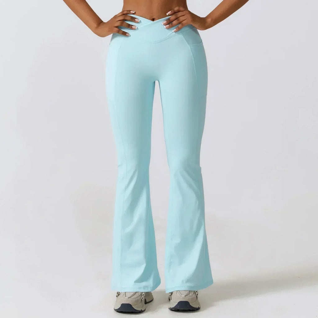 Valenzora | High-waisted flare leggings