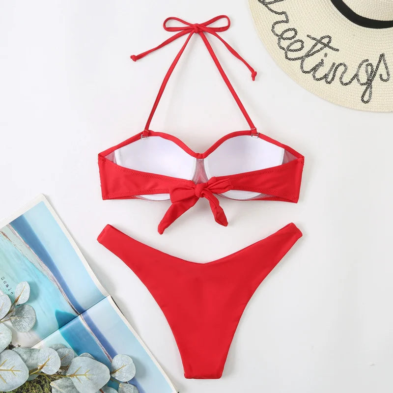 Valenzora | Sexy Push-Up Bikini for Women's Swimwear, Swimsuit, Girls' Bikini Set, Swimming Trunks for Beachwear, Pool, Summer