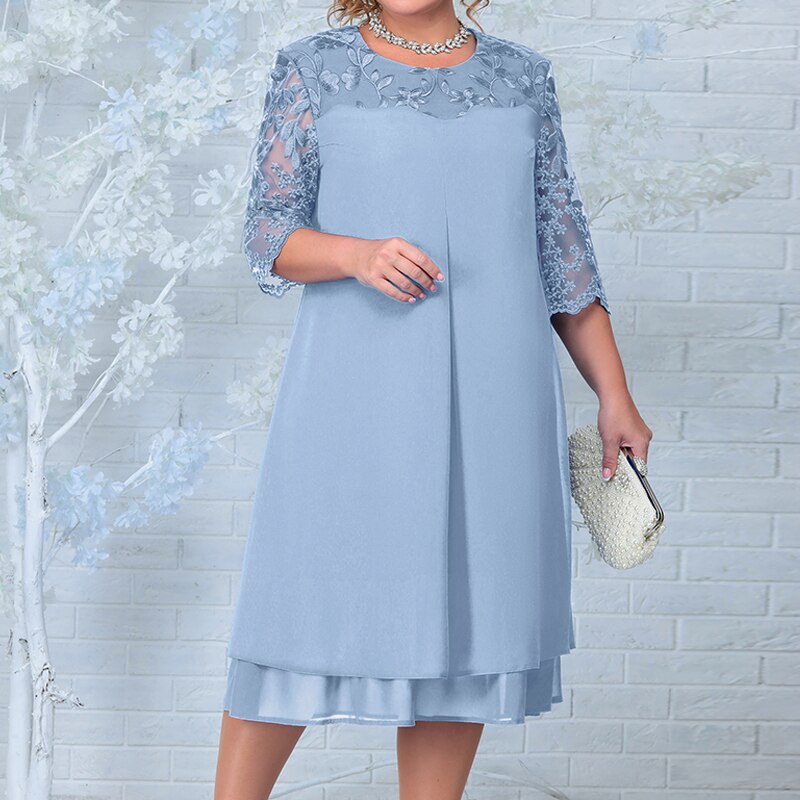 Valenzora Classic Summer Dresses: Plus-Size Elegance for Women