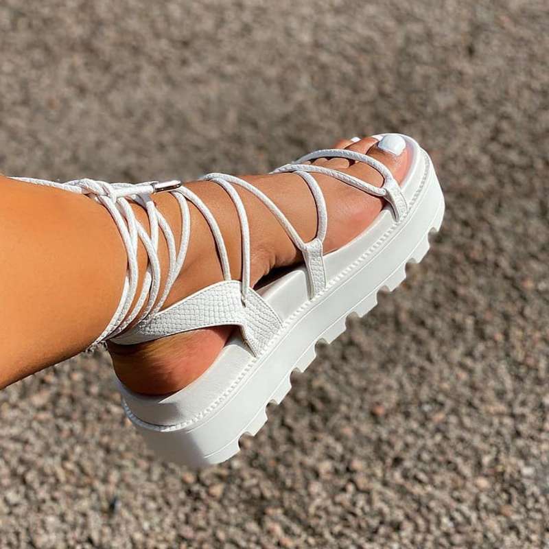 Valenzora | Gladiator-Sandalen mit dicken Sohlen für Damen