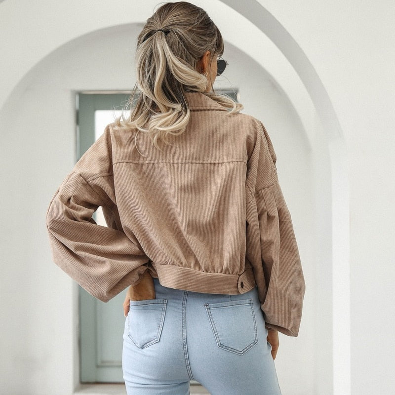 Valenzora | Stylish corduroy jacket for women