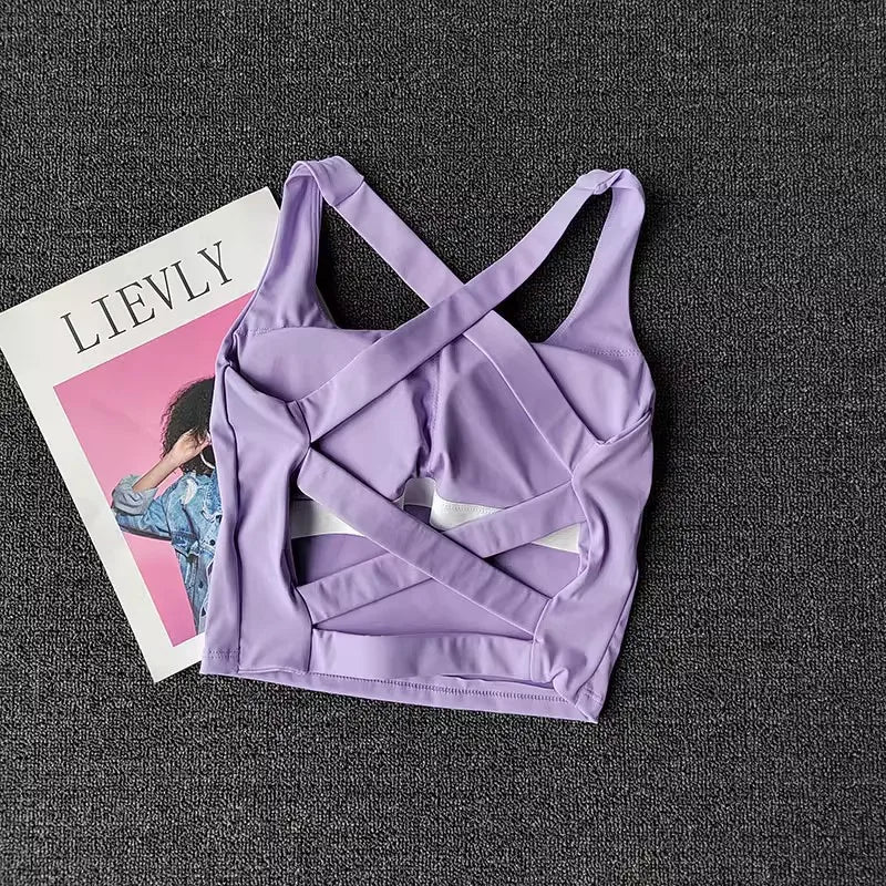 Valenzora | Cross Back Sports Bra for Women