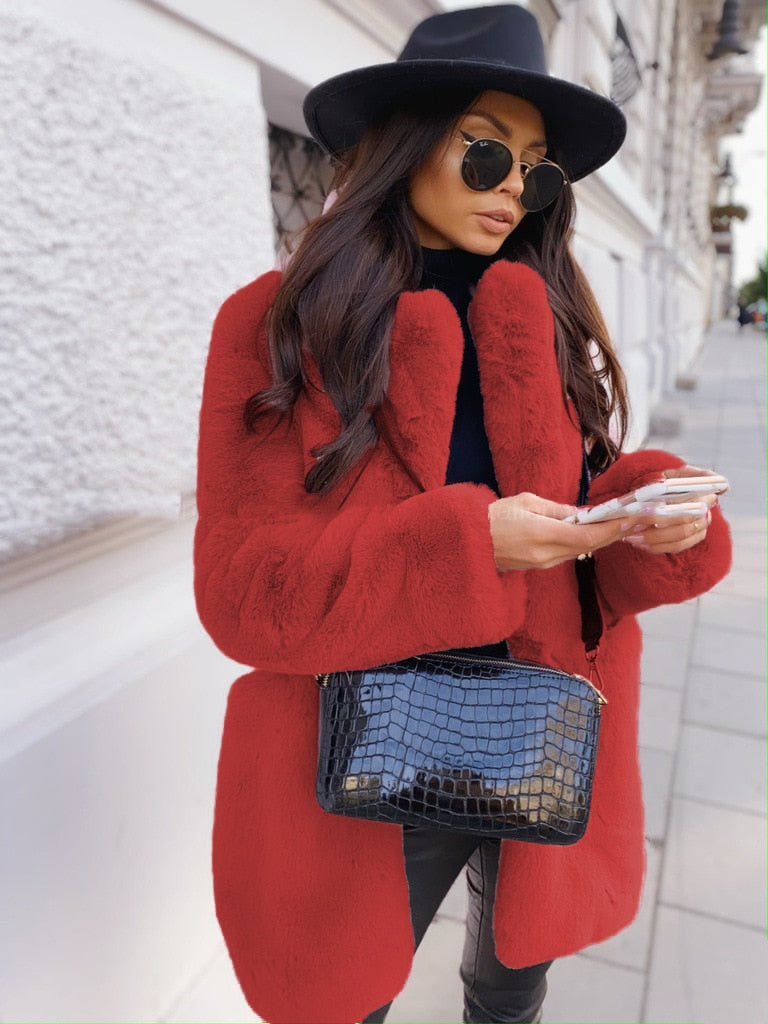 Valenzora Faux Fur Jacket | Perfect for the coming winter