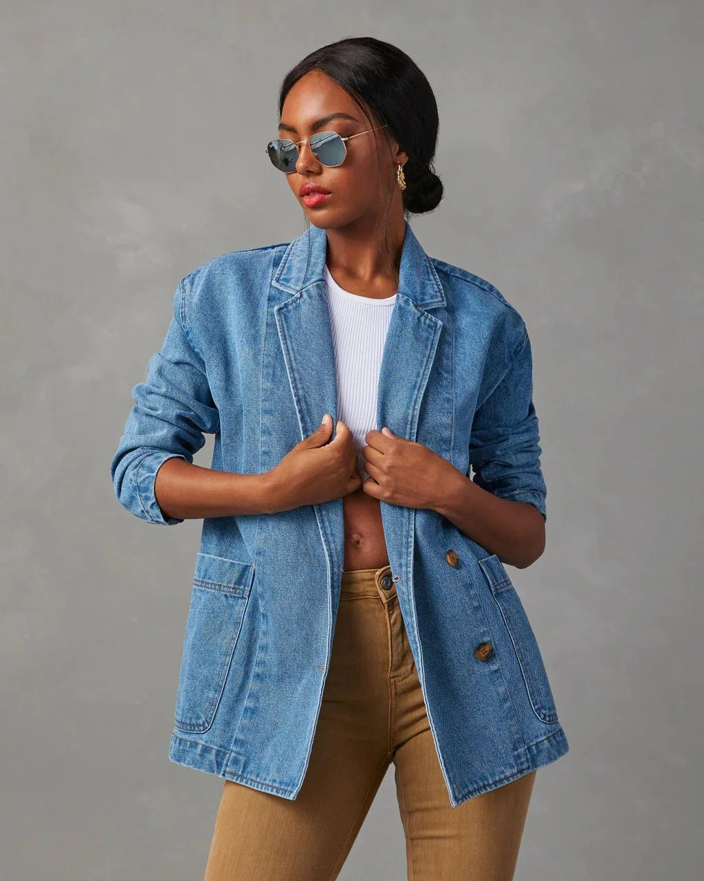 Valenzora | Stylish denim blazer