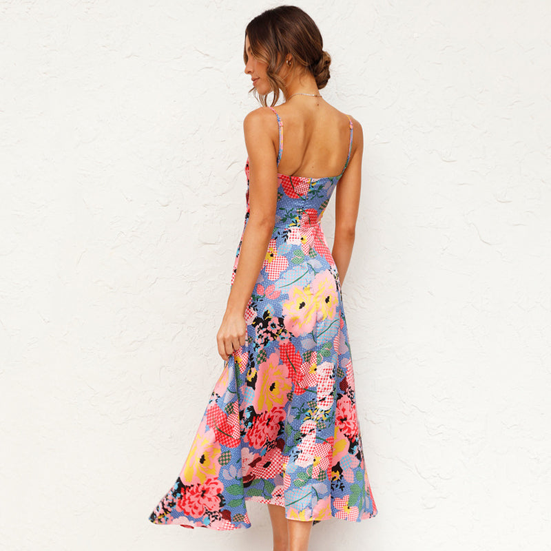 Elegantes Blumenkleid