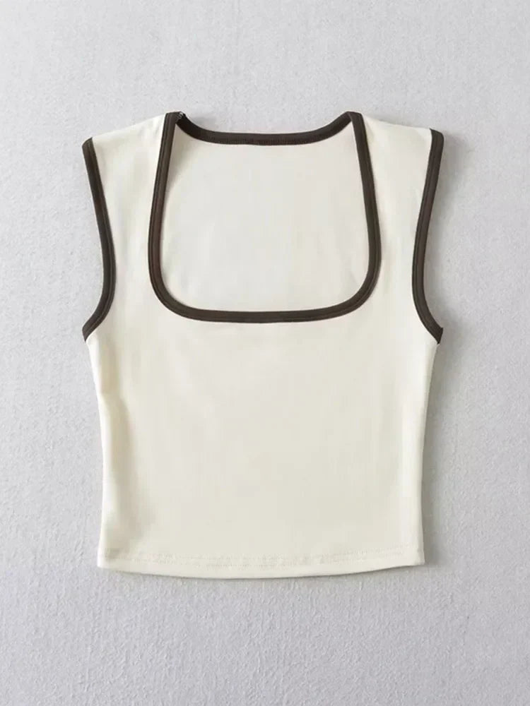 Streetwear Sleeveless Crop Top