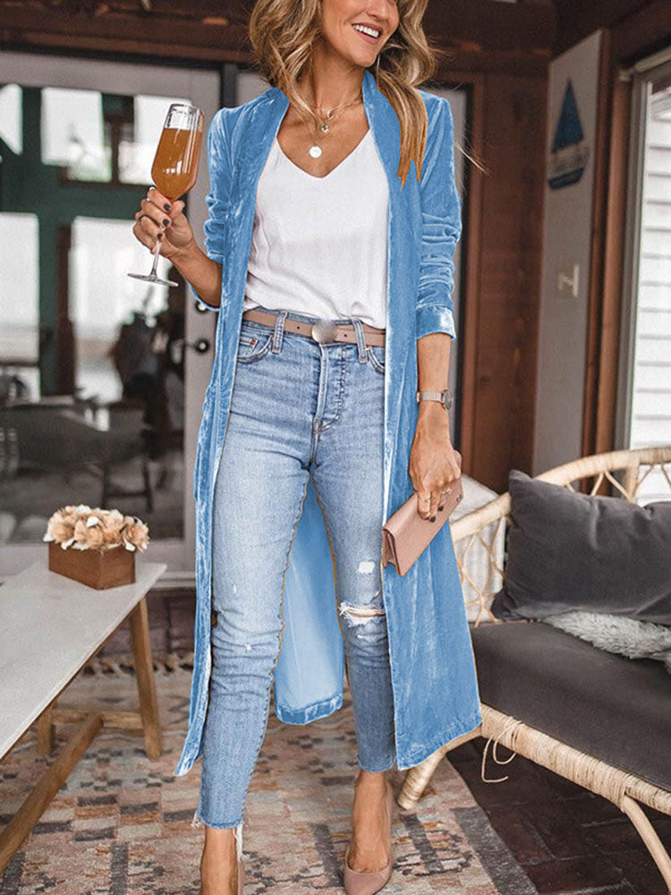 Valenzora | Uplifting My Way Kimono Jacket in Velvet