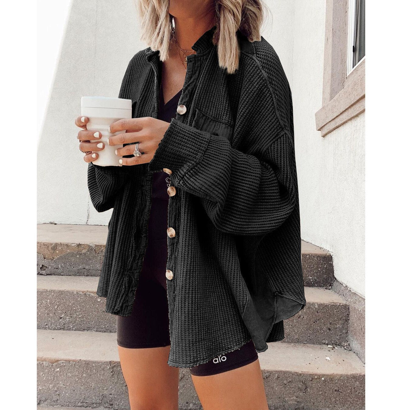 Valenzora | Casual knitted summer jacket