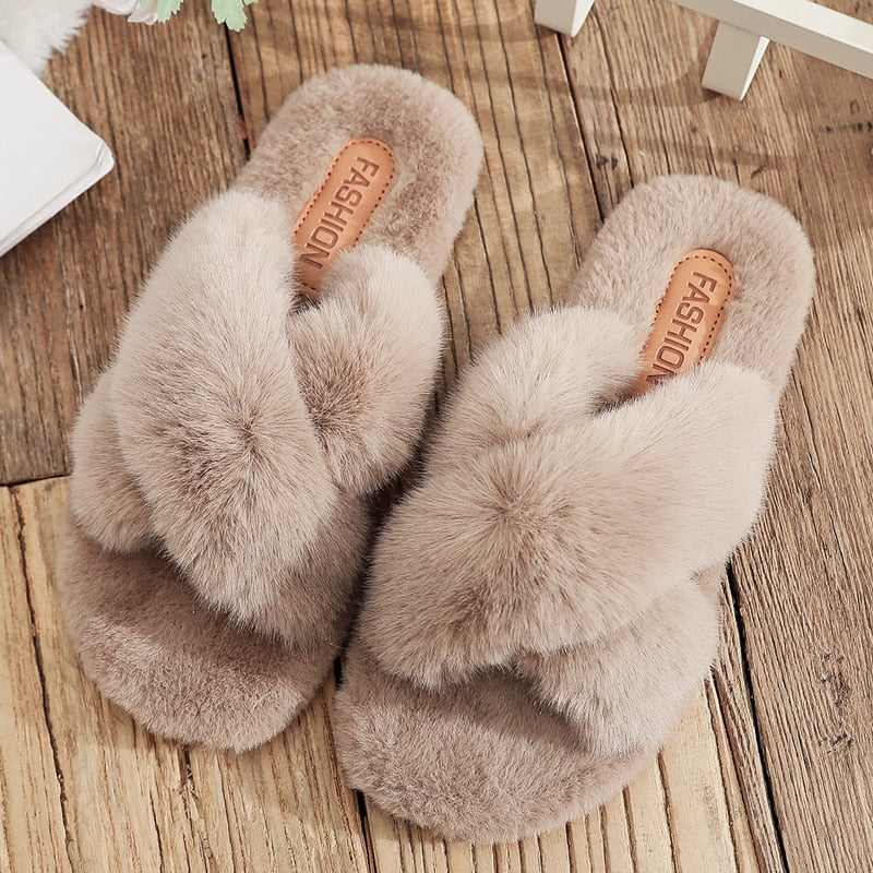 Valenzora | Winter Fluffy Slippers with Cozy Warmth for Women