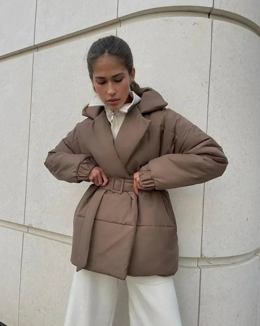 Valenzora – Pufferjacke – Mit Gürtel