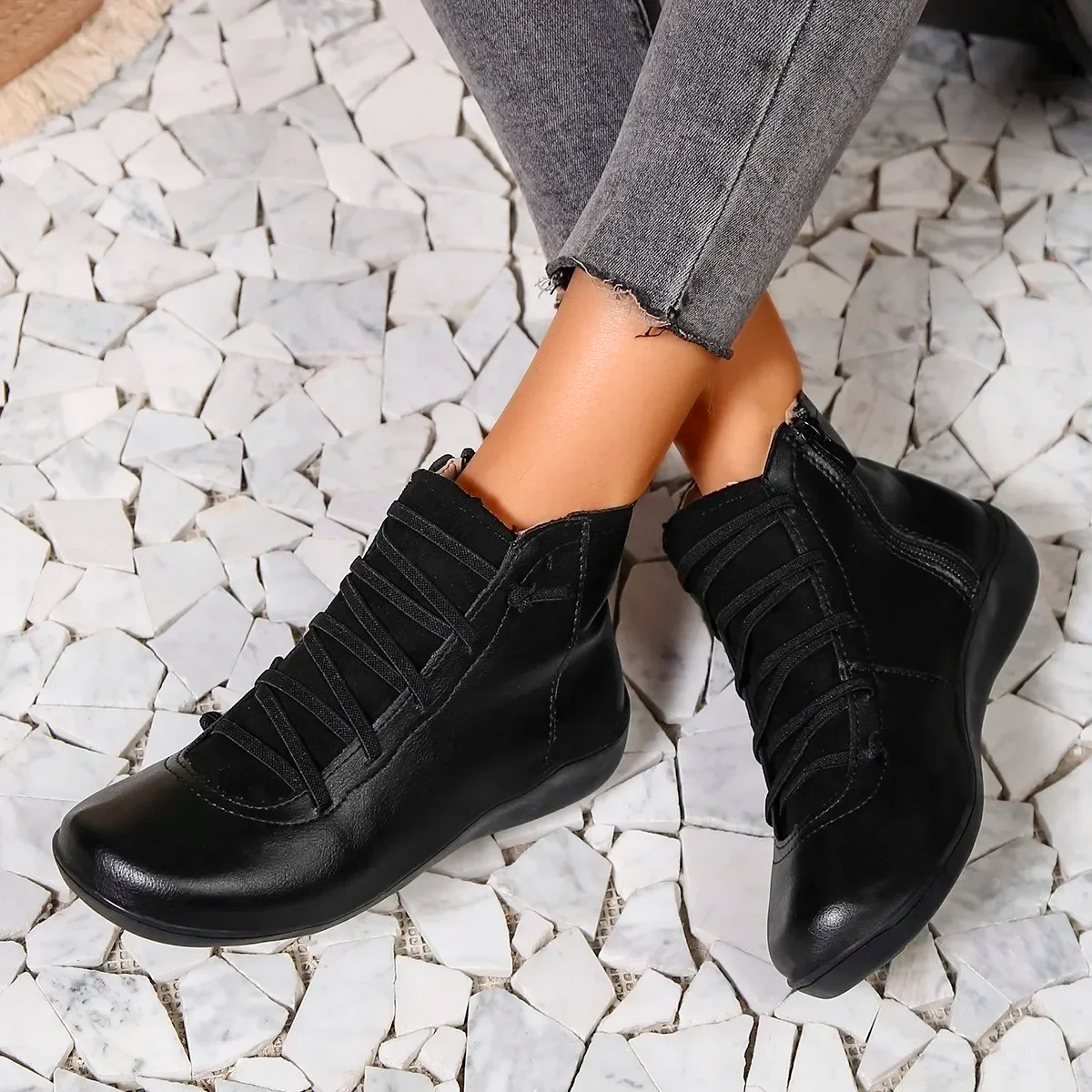 Valenzora | Lässige Komfort-Stiefeletten