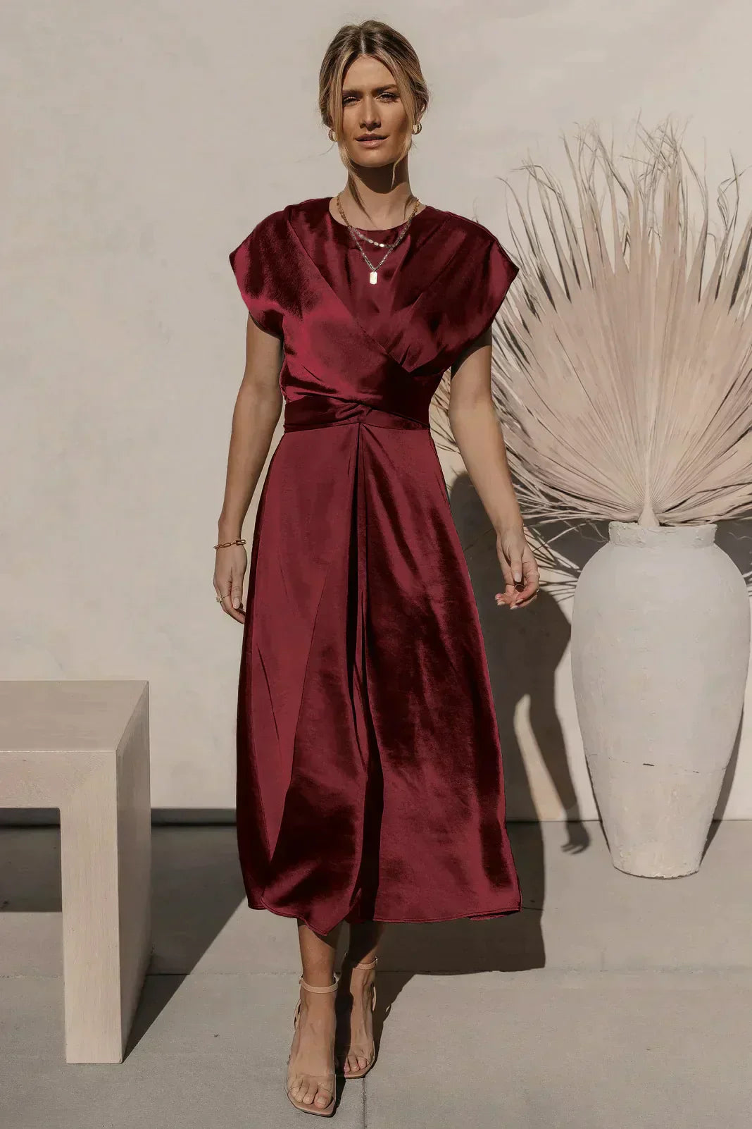 Valenzora | Elegantes Partykleid aus Satinseide
