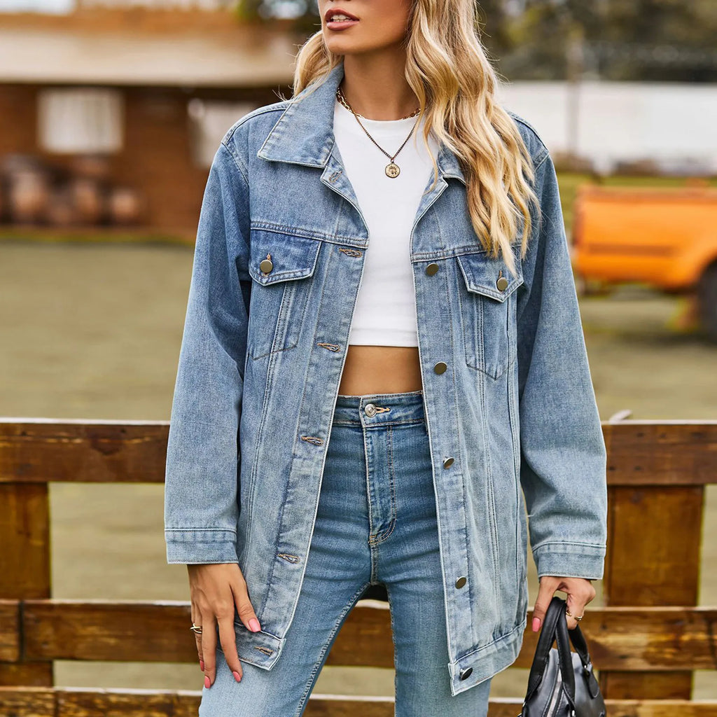 Valenzora | Classic Elegant Denim Jacket