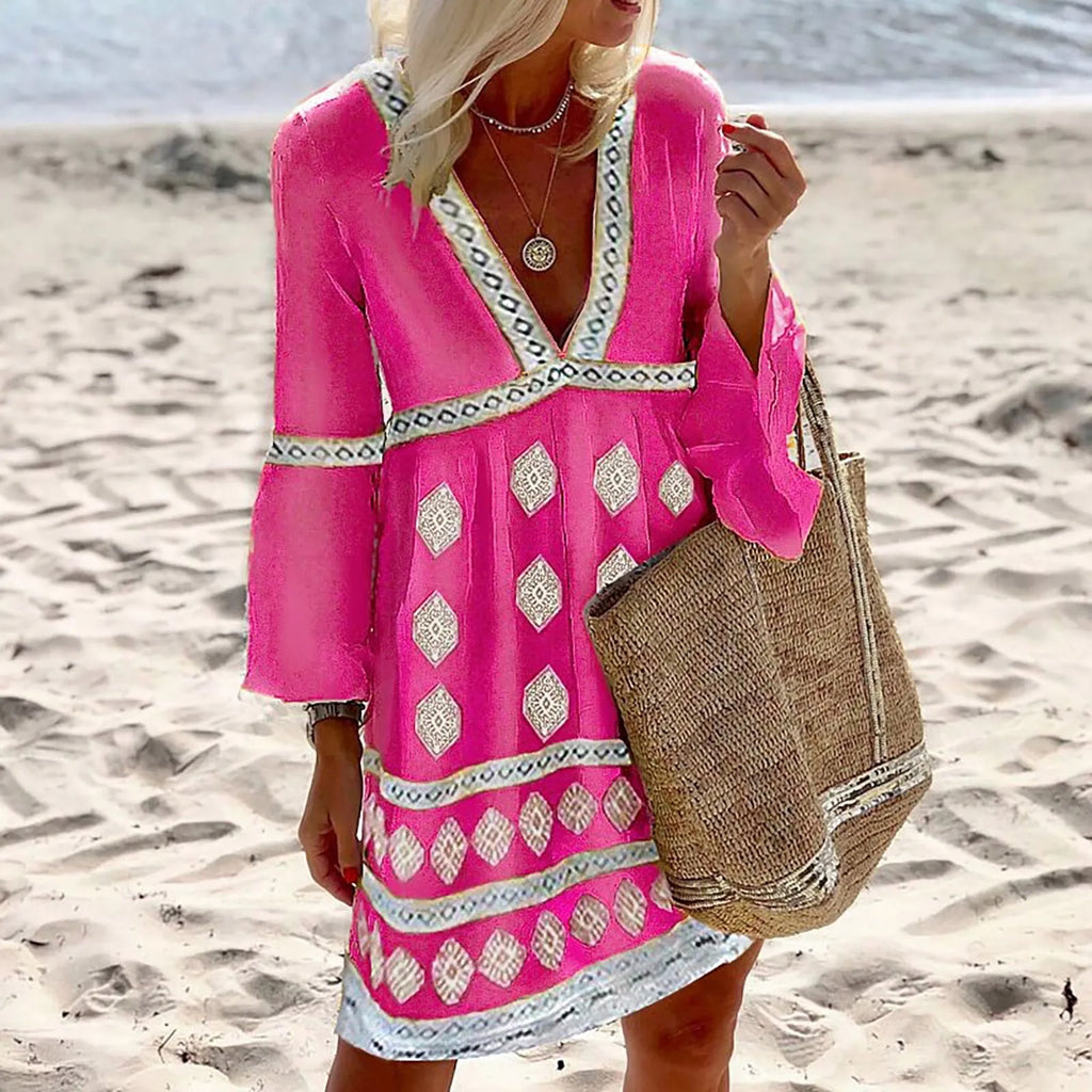 Valenzora | Summer dress with batwing sleeves