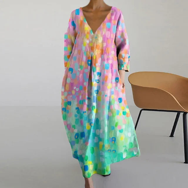 Valenzora | Soft, Colorful Dress