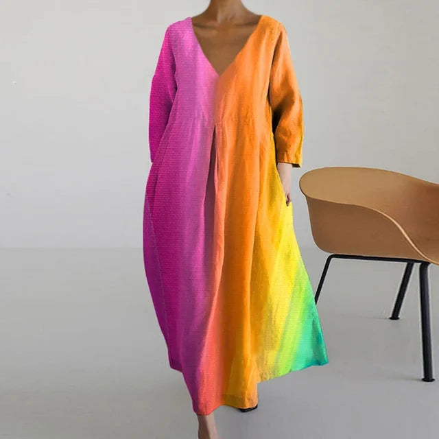 Valenzora | Soft, Colorful Dress