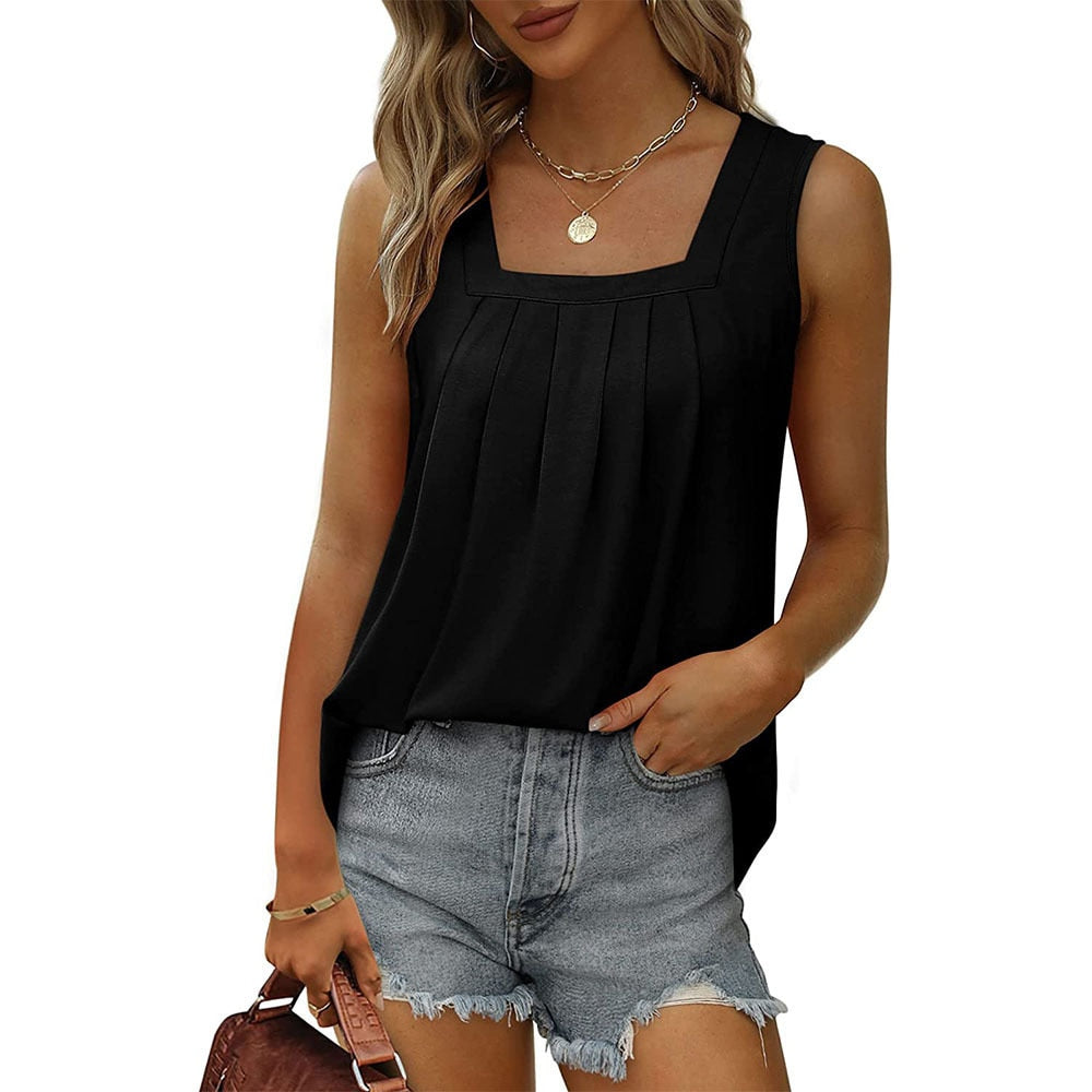 Valenzora | Tank top with round neck