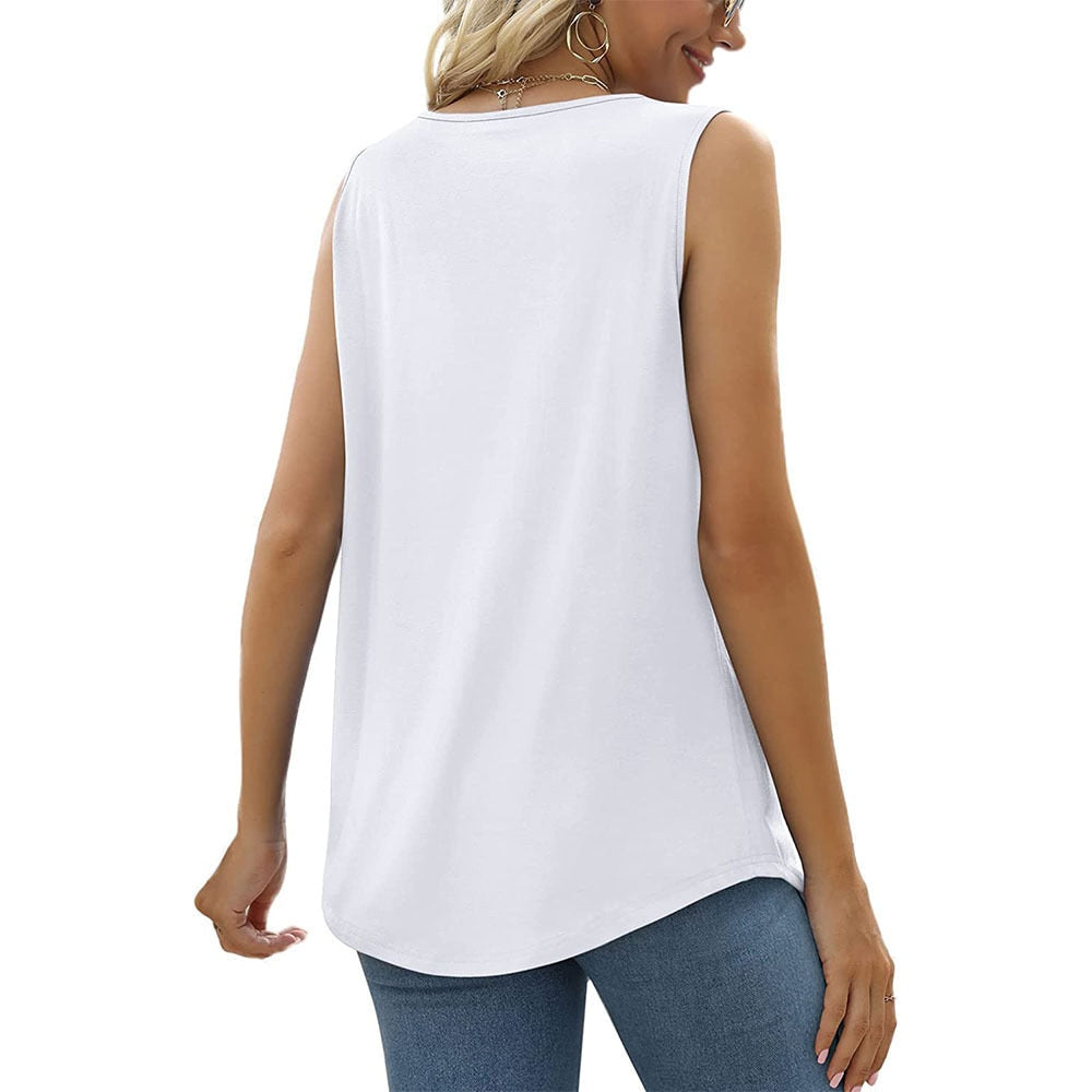 Valenzora | Tank top with round neck