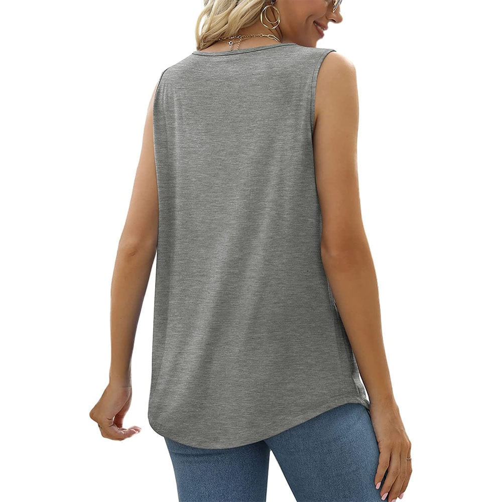Valenzora | Tank top with round neck