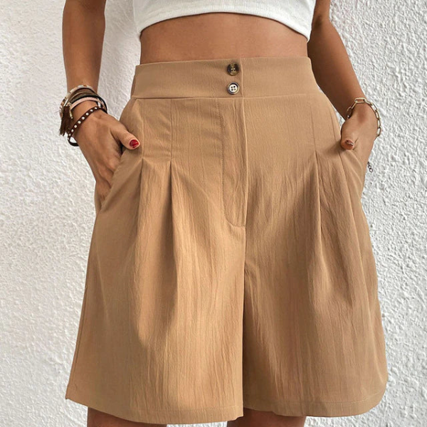 Valenzora – Shorts mit doppelter Knopfleiste