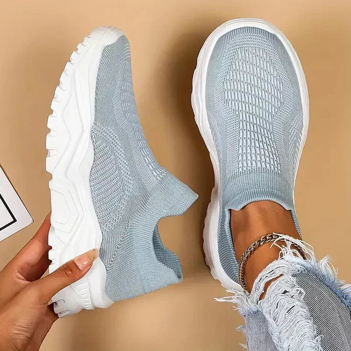 Valenzora | Women's Slip-on Sneakers, Breathable & Orthopedic