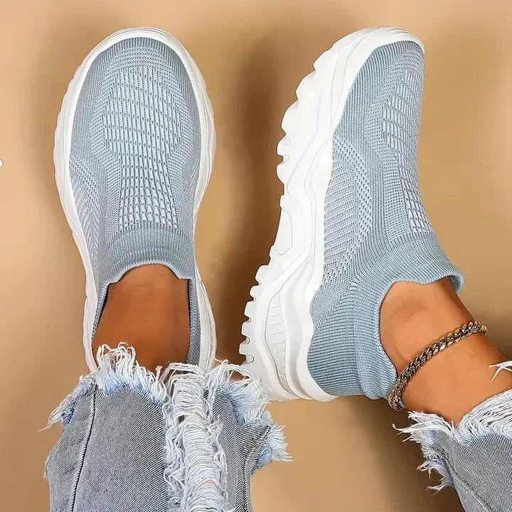 Valenzora | Women's Slip-on Sneakers, Breathable & Orthopedic