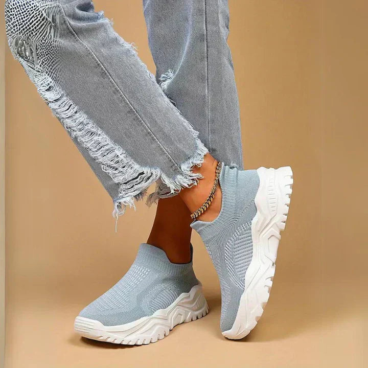 Valenzora | Women's Slip-on Sneakers, Breathable & Orthopedic