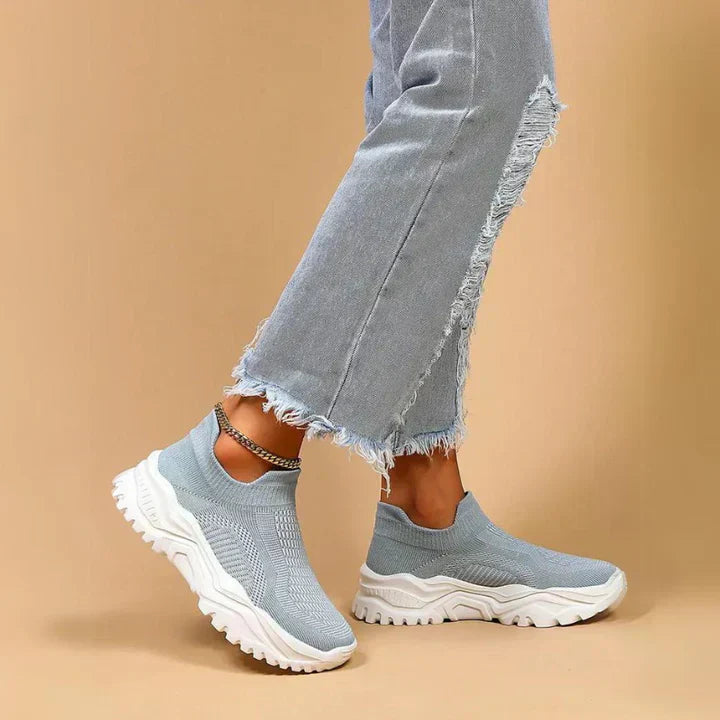 Valenzora | Women's Slip-on Sneakers, Breathable & Orthopedic