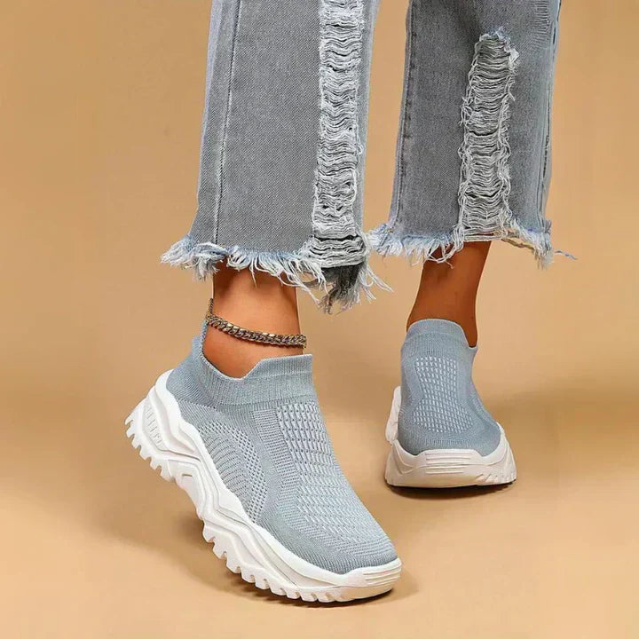 Valenzora | Women's Slip-on Sneakers, Breathable & Orthopedic
